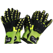 Heavy Duty Waterproof Anti Impact Composited Gloves With TPR Protector